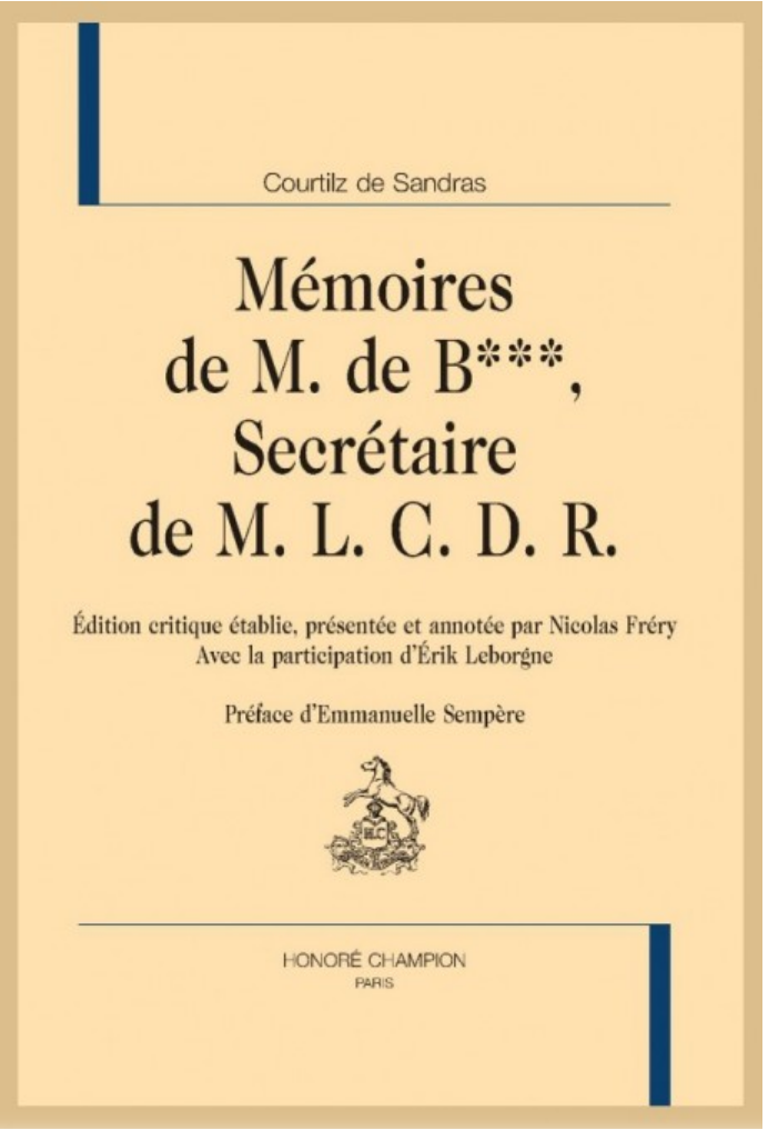 Mémoires de M. de B***, Secrétaire de M. L. C. D. R.